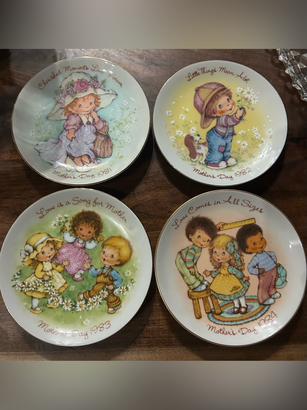 Vintage Avon Mother’s Day Collector Plates - Set of 4